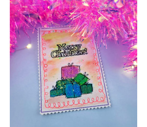 ADVENTSKALENDER 22. Dezember - Stickserie - ITH Postkarte Doodle Rahmen Vol. 2